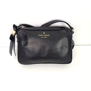 COPY - Kate Spade black leather crossbody bag